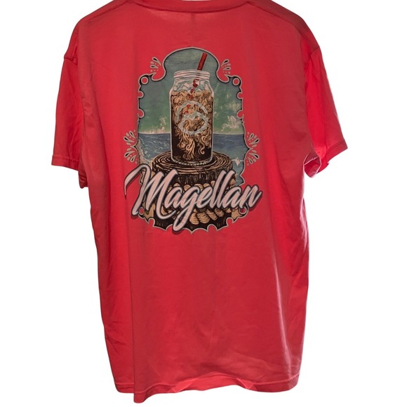 Magellan Outdoors Coral Graphic T-Shirt Women's XL Short Sleeve - Picture 3 of 5